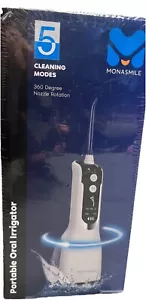 MonaSmile Tragbare Munddusche 5 Modi, USB-Aufladung Neu Versiegelt B36 - Bild 1 von 11
