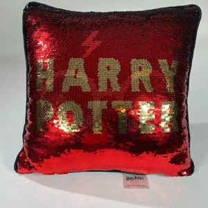 HARRY POTTER WECHSELNDES WENDE-PAILLETTEN ÜBERWURF KISSEN BRILLE & NARBE 12 ZOLL - Bild 1 von 9