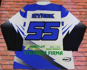 MAGLIA SHIRT TRIKOT ICE HOCKEY GHIACCIO SPORT CESKA TREBOVA HYNEK 55 tg. XL - Imagen 1 de 2