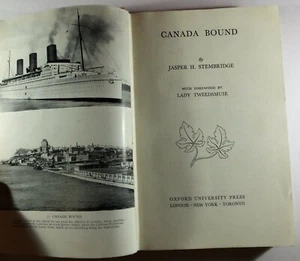 Canada Bound by Jasper H. Stembridge | 1941 Vintage Travel Book Rare Edition - Picture 1 of 7