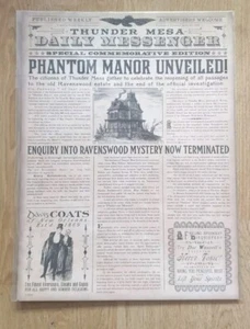 Disneyland Paris Phantom Manor Poster Kunstdruck Zeitung Titelseite Disney Park - Bild 1 von 1