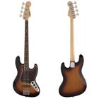 Fender Made in Japan Heritage 60s Jazz Bass 3-Color Sunburst Bass Guitar w/Case