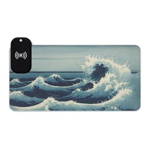 LED Gaming Mouse Pad, Wireless Charging - Photo 1 sur 9