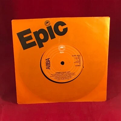 ABBA Summer Night City 1978 UK 7" vinyl single original 45 Agnetha Benny Bjorn A - Image 1 of 2