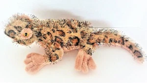 GANZ Leopard LIZARD Reptile 13" Long Spotted Fuzzy Super Soft Stuffed Fun Animal - Picture 1 of 7