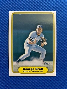 1982 Fleer George Brett HOF MLB Kansas City Royals #405