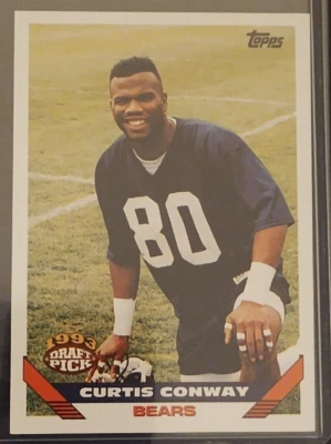 1993 Topps - #12 Curtis Conway (RC) - Image 1 of 2