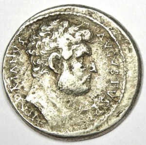 Hadrian AR Cistophorus Silver Roman Ancient Coin 117-138 AD - VF (Very Fine) - Picture 1 of 2