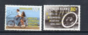 NETHERLANDS USED 1993 SG1664-1665 CENTENARY OF CYCLE & MOTOR INDUSTRY ASSOC - Picture 1 of 1