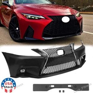For 2006-2013 Lexus IS250 IS350 to 14+ F-Sport Front Bumper Cover Grille Set - Foto 1 di 13