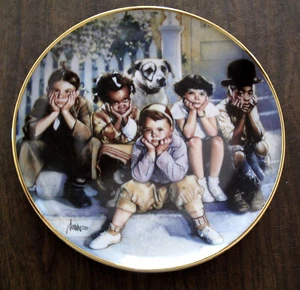 The Franklin Mint Little Rascals King World Limited Edition Sammelteller - Bild 1 von 2
