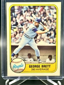 1981 Fleer - George Brett #28 "390 Average" on Front - Picture 1 of 2