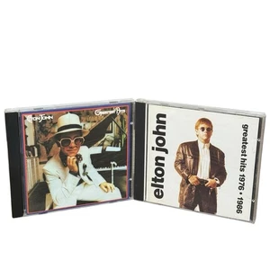 Elton John Greatest Hits CD Lot Classic Hits and 1976-1986 MCA Polydor Pop Rock - Imagen 1 de 3
