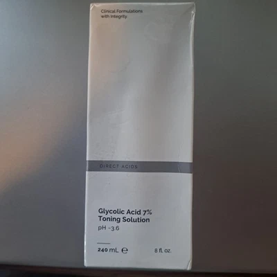 GLYCOLIC ACID 7% TONING SOLUTION PH-3.6 240 ML 8 FL OZ DIRECT ACIDS BULK DISCOUT - Image 1 of 3