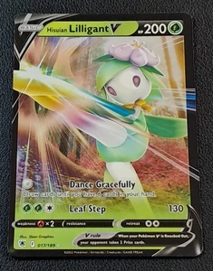 Hisuian Lilligant V - Ultra Rare Holo - Astral Radiance 2022 Pokemon #017 - Picture 1 of 2