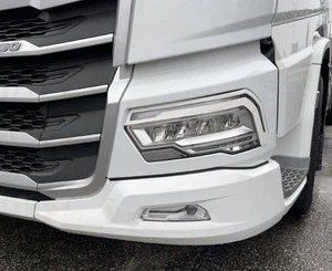 Headlight Eyelids To Fit DAF XD XF XG XG+ 2022+ Truck ABS Accessories White Trim - Picture 1 of 3