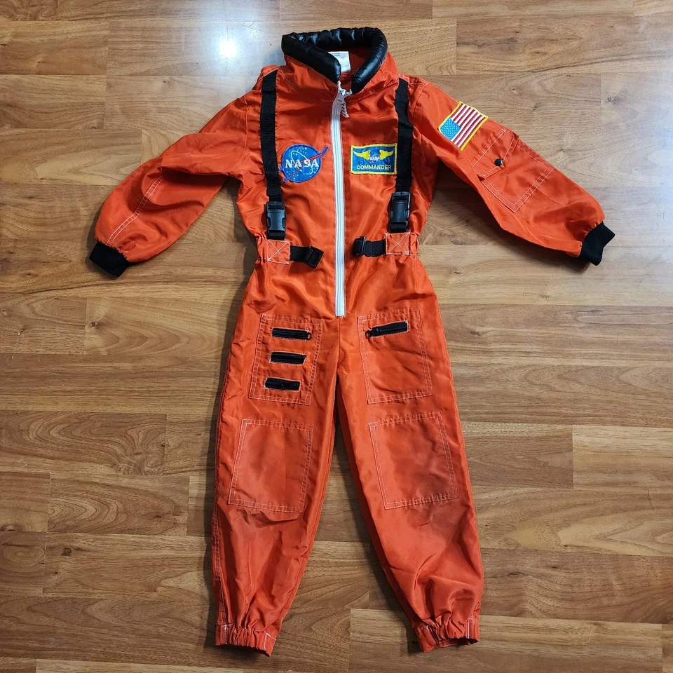 Disfraz de Astronauta Transbordador Espacial Get Real Gear Niños Niñas NASA 2T-3T Foto 1 de 4