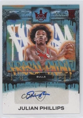 2023-24 Panini Court Kings Fresh Paint Ruby /99 Julian Phillips Rookie Auto RC - Image 1 of 2