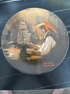 Placa Knowles The Ship Builder Norman Rockwell 1980 Edición Limitada Nº 9376R - Imagen 1 de 3