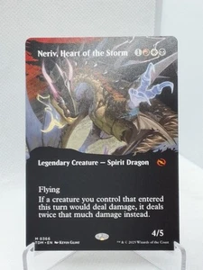 MTG Tarkir: Dargonstorm Nervi, Heart of the Storm Borderless - Picture 1 of 2