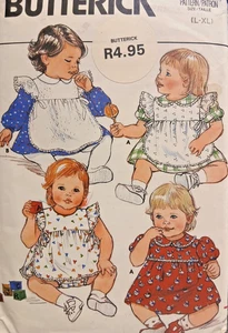 Vintage 1980s Sewing Pattern**Infants Dress, PInafore & Panties**BUTTERICK 3253 - Picture 1 of 1