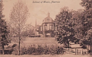 FGJ Vintage Postcard, The School of Music, Harrow, Middlesex - Picture 1 of 1