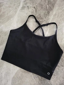 Top corto M&S GOODMOVE cuello redondo espalda cruzada con tiras ~ talla 12 - Imagen 1 de 6