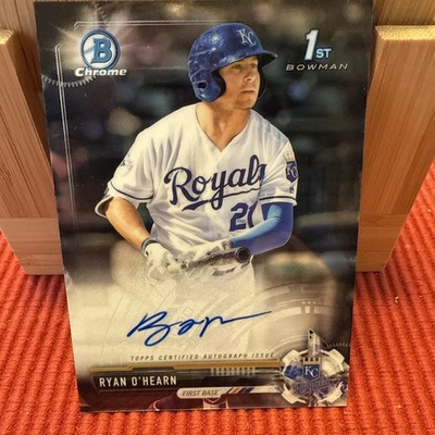 2017 Bowman Chrome - Prospect Autographs Ryan O'Hearn #CPA-ROH (AU, RC) - Image 1 of 2