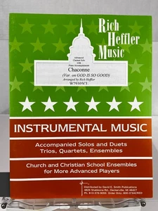 Rich Heffler Sheet Music Instrumental Advanced Clarinet Chaconne Solo - Picture 1 of 4