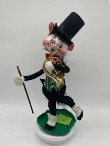 15" Jazz Cat with French Horn 758585a Annalee - Picture 1 of 2