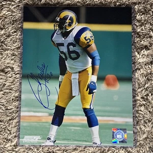 CHARLIE CLEMENS AUTOGRAPHED RAMS 8X10 PHOTO POSE 2 - Photo 1/2