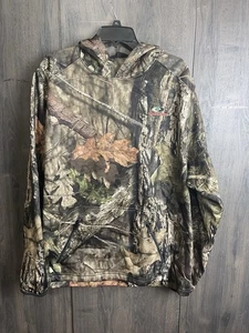 Mossy Oak Camouflage Hooded Coat Zip Insulated Hunting Adult XL Camo Jacket - Picture 1 of 13