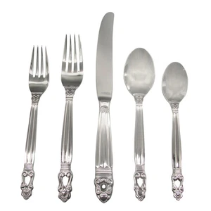 Towle Stockholm Acciaio Inox 18/10 5pz. Place Set (servizio per uno) - Foto 1 di 6