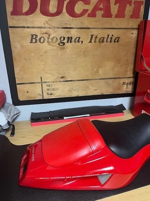 Ducati 916 748 996 BiPosto tail fairing cowl with seats - OEM Genuine - Mint '97 - Image 1 of 4
