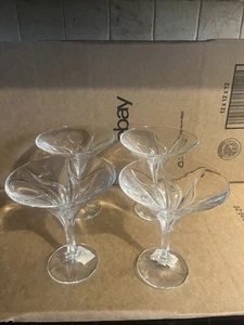 4 Mikasa Mistral Martini Glass - 6 1/8" - Picture 1 of 4