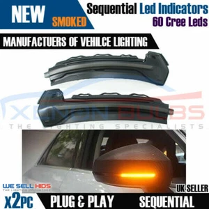 2x Sequential LED Wing Mirror Cover Indicator light Units for Audi A3 8V RS3 M6 - Picture 1 of 8