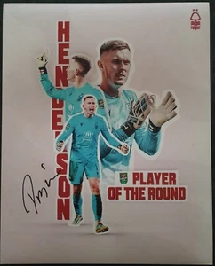 DEAN HENDERSON - Signed 10x8 Photo - FOOTBALL - NOTTM FOREST - Picture 1 of 1