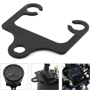 Motorcycle Tachometer Speedometer Gauge Mount Bracket Holder Black Kit Universal - Picture 1 of 9