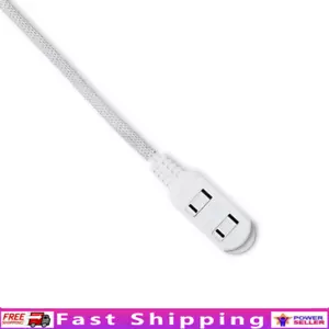 10 Fuß 3 Steckdosen Licht Verlängerungskabel Steckdosenleiste Innenbereich Stecker Adapter - Bild 1 von 9