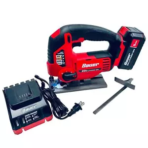 Bauer 1773C-B 20V Lithium-Ion Variable Speed Jigsaw Kit - Picture 1 of 8