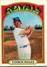 1972 Topps Cookie Rojas Kansas City Royals Vintage Baseball Card No.415 Free S&H