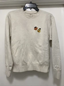 KAWS x Uniqlo x Sesame Street Bert & Ernie Heads Sweatshirt Size XS - Picture 1 of 6