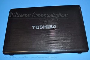 Cubierta trasera LCD para computadora portátil TOSHIBA Satellite P755-S5385 P750 con cámara web + antena - Imagen 1 de 8