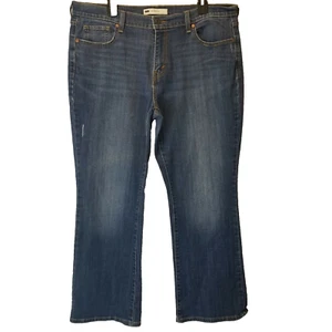 Levi's 515 Bootcut Jeans 16S Women's 33x30 Straight Zip Stretch Mid Wash Blue - Picture 1 of 12