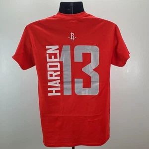 NBA Houston Rockets Basketball James Harden Men's Small T-Shirt Jersey Red - Picture 1 of 10