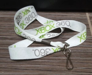 Authentic Microsoft Xbox 360 Promo White Lanyard - Picture 1 of 6