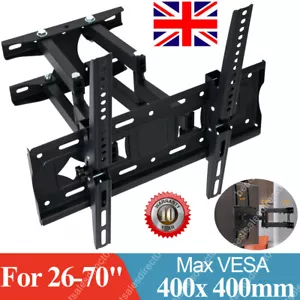 TV Wall Bracket Mount Swivel Tilt for 32 40 42 46 50 55 60 70" Full Motion LED - Picture 1 of 22