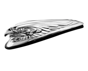 Small Size (12cm) CHROME EAGLE / HAWK Motorcycle Fender Ornament Mascot: M401168 - Picture 1 of 1