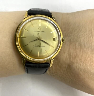 Relógio de pulso vintage Eterna-Matic Centenaise - Imagem 1 de 4