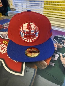 LOS ANGELES CLIPPERS Red Fitted Baseball Cap Hat - Picture 1 of 2